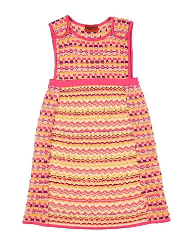 MISSONI KIDS Dress Pink 90% Wool, 10% Nylon