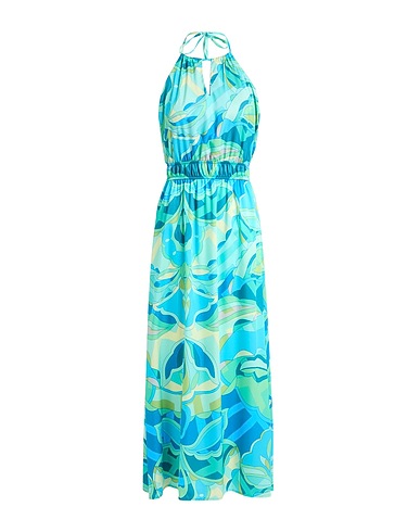 REBEL QUEEN by LIU •JO Long dress Turquoise 100% Polyester