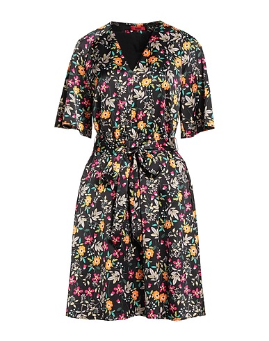 BOSS HUGO BOSS Kurzes Kleid Schwarz 100% Polyester