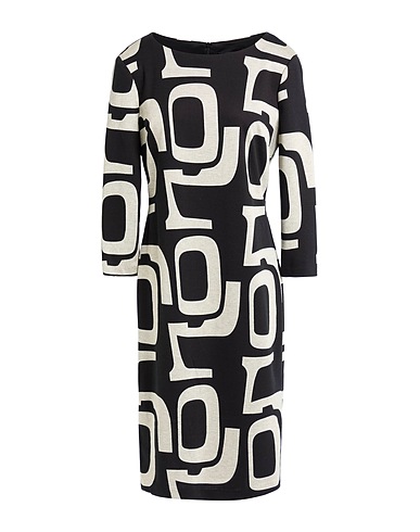 FRANK LYMAN Midi dress Black 55% Polyester, 45% Rayon