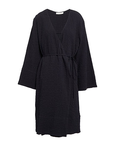 BY MALENE BIRGER Midi dress Black 98% Organic cotton, 2% Elastane