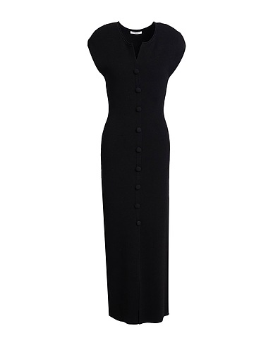 BY MALENE BIRGER Long dress Black 83% Viscose, 17% Polyester