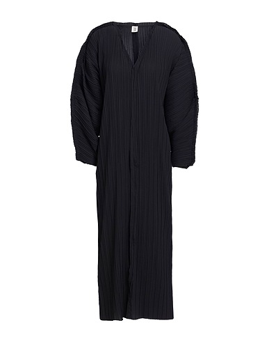 BY MALENE BIRGER Midi dress Black 60% Recycled polyester, 40% Polyester