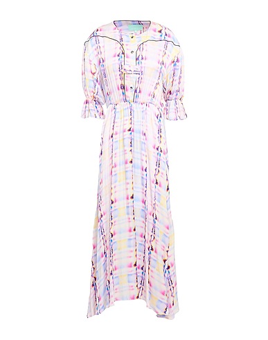 HEIMSTONE Vestido largo Rosa 77% Viscosa, 23% Seda