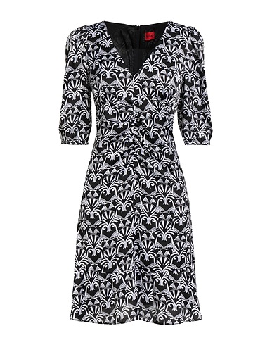 BOSS HUGO BOSS Short dress Black 100% Polyester