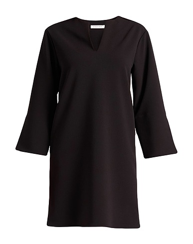 BY MALENE BIRGER Short dress Black 64% Polyester, 33% Viscose, 3% Elastane