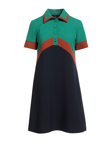 TARA JARMON Sheath dress Midnight blue 64% Polyester, 27% Viscose, 6% Cotton, 3% Elastane