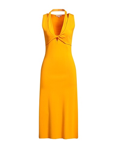PATRIZIA PEPE Vestito midi Mandarino 58% Viscosa, 22% Poliammide, 20% Elastan
