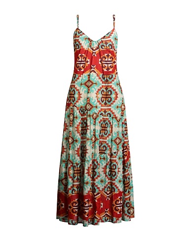 REBEL QUEEN by LIU •JO Long dress Rust 100% Cotton