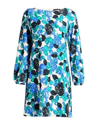 EMME by MARELLA Short dress Off white 95% Polyester, 5% Elastane