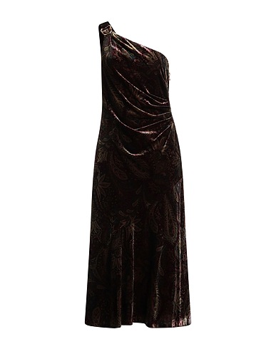 LAUREN RALPH LAUREN Midi dress Dark purple 72% Viscose, 28% Nylon