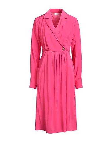 NÜMPH Midi dress Fuchsia 90% Viscose, 10% Polyester