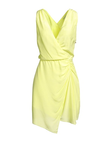 PATRIZIA PEPE Short dress Lime green 100% Viscose