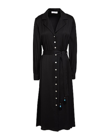 WU'SIDE Office dress NERO 100% Viscose