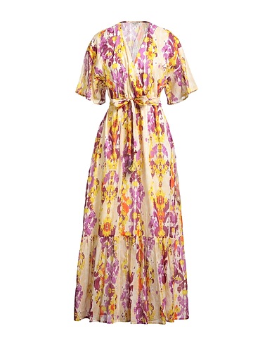 REBEL QUEEN by LIU •JO Vestito lungo Beige 100% Cotone