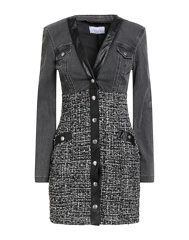 GAëLLE Paris Jeanskleid 97% Baumwolle, 3% Elastan, Polyurethan, Viskose, Polyester