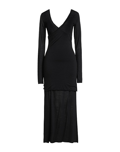 ISABEL BENENATO Knit dress Black 80% Virgin Wool, 20% Polyamide