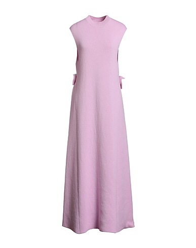 JIL SANDER Midi dress Lilac 70% Wool, 30% Cashmere