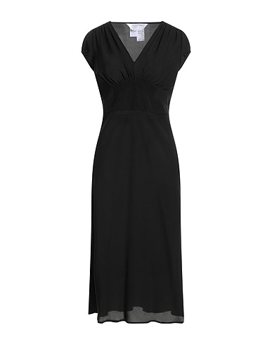 MAX MARA Midi dress Black 100% Silk