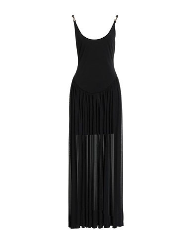 TORY BURCH Long dress Black 100% Viscose, Polyester