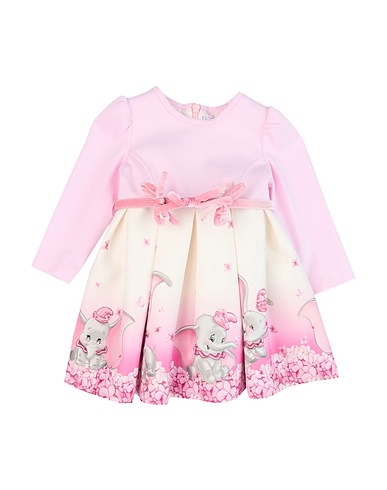 MONNALISA Vestido para bebé  Light pink 92% Polyester, 8% Elastane, Viscose, Polyamide