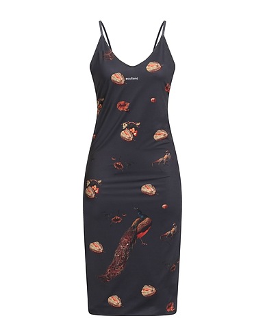 SOULLAND Midi dress 86% Recycled polyester, 14% Elastane