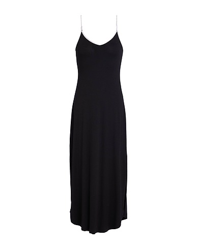 MAJESTIC FILATURES Elegant dress Black 94% Viscose, 6% Elastane