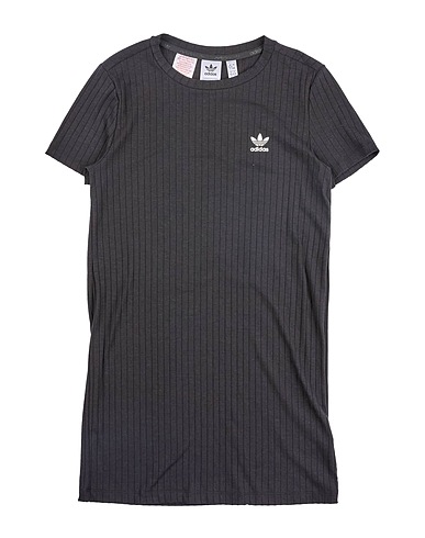 ADIDAS ORIGINALS Dress Black 44% Rayon, 26% Recycled polyamide, 12% Elastane, 9% Modal, 9% Cotton