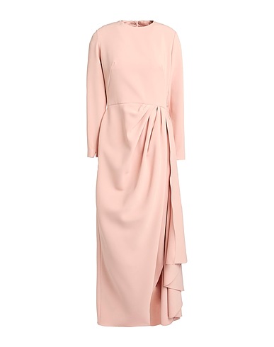 THE 2ND SKIN CO Long dress Blush 92% Polyester, 8% Elastane