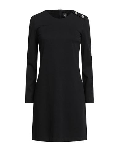 1-ONE Short dress Black 70% Viscose, 22% Polyamide, 8% Elastane