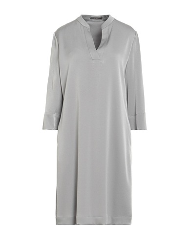 WINDSOR. Vestito midi Grigio 77% Triacetato, 23% Poliestere