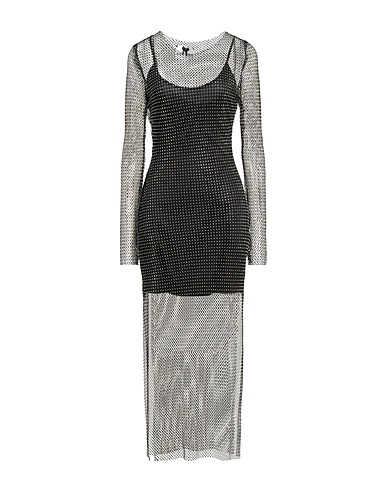 NO SECRETS Long dress Black 100% Polyester