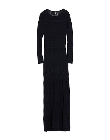 PATRIZIA PEPE Long dress Black 63% Viscose, 37% Polyamide