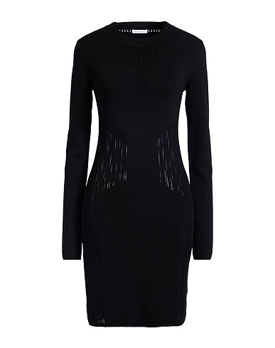 PATRIZIA PEPE Kurzes Kleid Schwarz 53% Viskose, 45% Polyamid, 2% Elastan