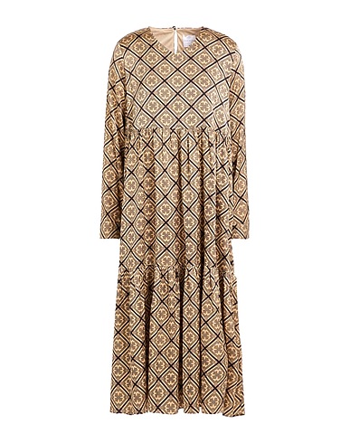 ANONYME DESIGNERS Midi dress Beige 100% Polyester