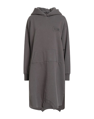MM6 MAISON MARGIELA Short dress Grey 67% Cotton, 33% Polyester