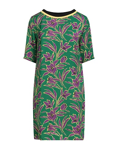 HANITA Short dress Green 100% Polyester