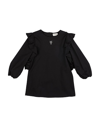 FRACOMINA MINI Dress Black 50% Polyester, 50% Viscose