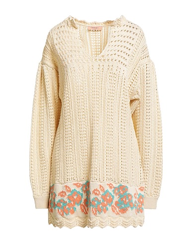 TWINSET Short dress Sand 100% Cotton