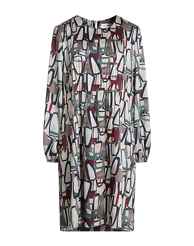 SANDRO FERRONE Short dress Beige 100% Polyester