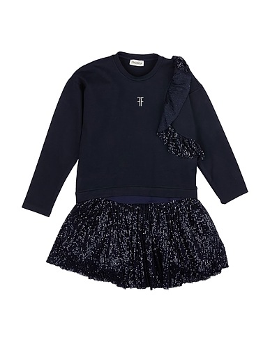 FRACOMINA MINI Dress Midnight blue 65% Viscose, 30% Polyester, 5% Elastane