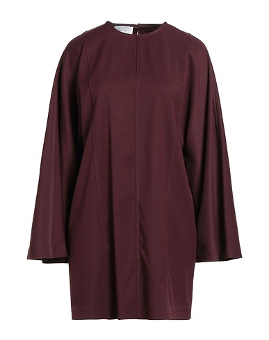 SOUVENIR Short dress Burgundy 63% Polyester, 34% Viscose, 3% Elastane