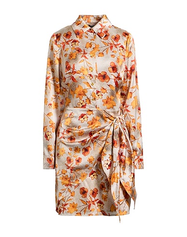 MARCIANO by GUESS Shirt dress Beige 100% Polyester