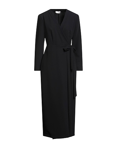 SANDRO FERRONE Long dress Black 100% Polyester