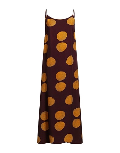 UMA WANG Midi dress Burgundy 100% Viscose