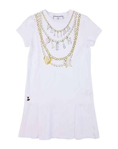 PHILIPP PLEIN Dress White 95% Polyester, 5% Elastane