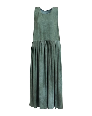 UMA WANG Long dress Sage green 100% Viscose