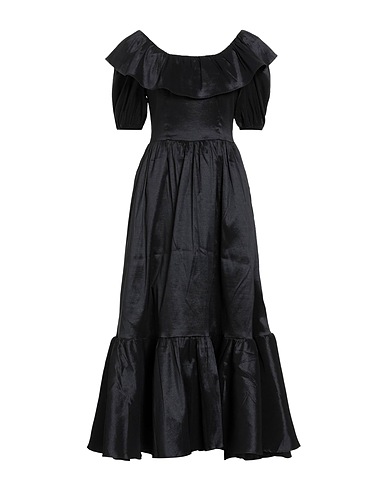 TRUE DECADENCE Long dress Black 50% Polyester, 45% Polyamide, 5% Elastane