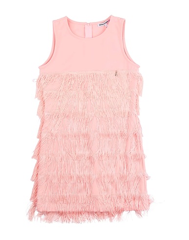 PATRIZIA PEPE Dress GIRL Pink 94% Polyester, 6% Elastane
