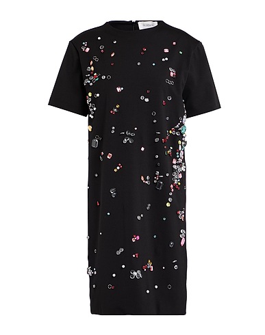 SPORTMAX Elegant dress Black 78% Polyamide, 22% Elastane